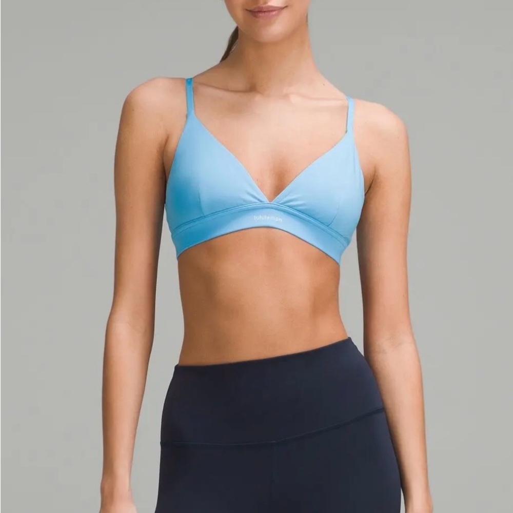 lululemon athletica Sky Blue Triangle Bralette size small